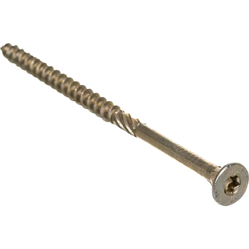 Конструкционный шуруп для дерева с фрезой ЕВРОПАРТНЕР потай, ж/п Torx 25 5.0х90, 10 шт. 15 0095 2