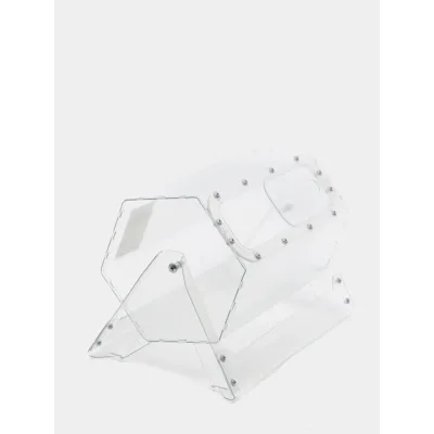 Лототрон для розыгрыша лотереи CRYSTAL-BOX игра +100 шариков в подарок. 20x30 см loto1+100