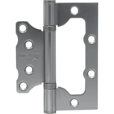 Универсальная петля без врезки ADDEN BAU 100X75X2.5 BUT MATTE SATIN CHROME 940000001573