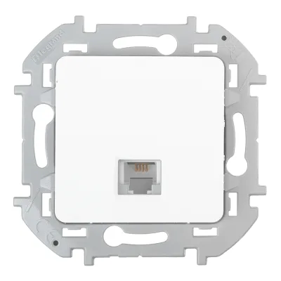 Π ΠΎΠ·Π΅ΡΠΊΠ° ΡΠ΅Π»Π΅ΡΠΎΠ½Π½Π°Ρ Legrand Inspiria Π²ΡΡΡΠ°ΠΈΠ²Π°Π΅ΠΌΠ°Ρ Π±Π΅Π»Π°Ρ RJ11 (673820)