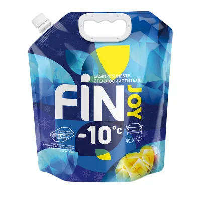 Стеклоомыватель Fin Joy Indigo mango зимний -10 °С 3 л