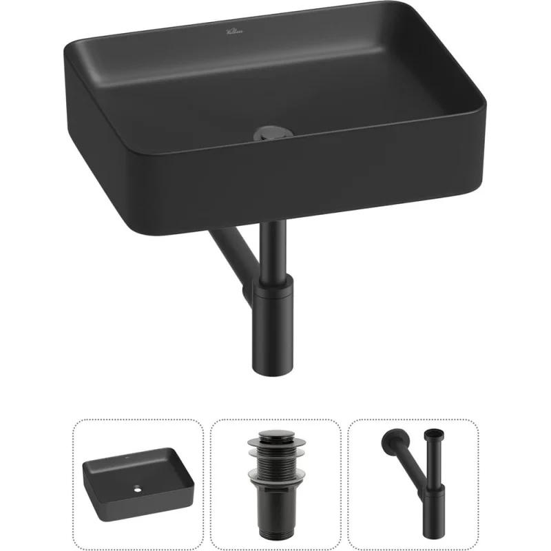 Набор Wellsee 3 в 1 Mint накладная раковина 50x38 см 20212497R