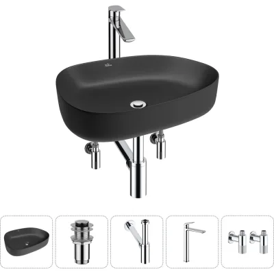 Набор Wellsee 5 в 1 Belle Spa 3.0 накладная раковина 55x40 см 20212742R