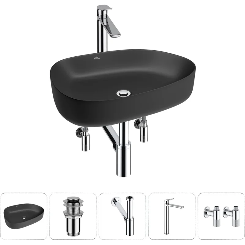 Набор Wellsee 5 в 1 Belle Spa 3.0 накладная раковина 55x40 см 20212742R