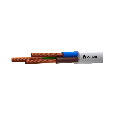 Провод PRYSMIAN ПВСнг(А)-LS 3x1,5 белый 4103040201