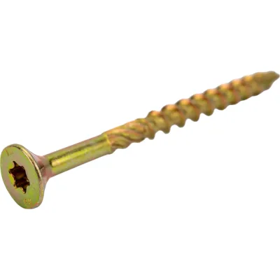 Шуруп конструкционный ЕВРОПАРТНЕР для дерева с фрезой, потай, ж/п Torx 30 6,0x80 + бита (40 шт.) B3 0050