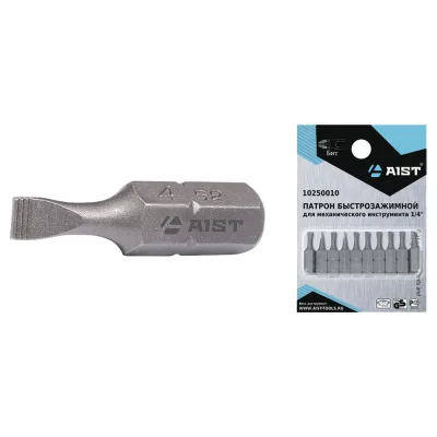 Шлицевой бит Aist 3 мм 1/4" 10 шт. 1172530S10 00-00003053