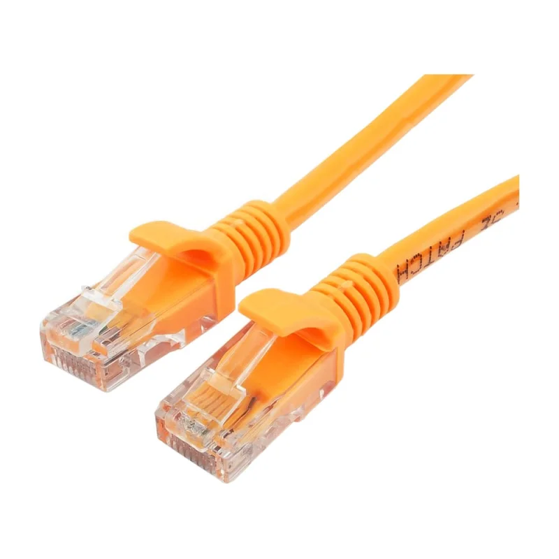 Многожильный патч-корд Cablexpert UTP кат.5e, 2м, литой, оранжевый PP12-2M/O