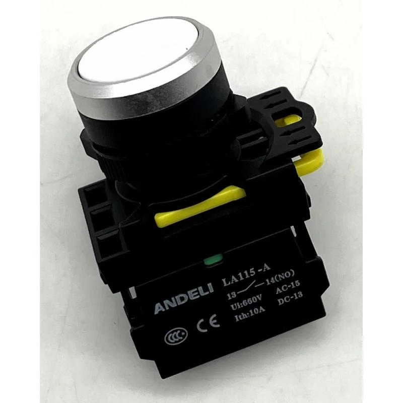 ΠΠ½ΠΎΠΏΠΊΠ° ANDELI LA115-A5-10BN/1 Π±Π΅Π»ΡΠΉ 1ΠΠ IP65 ADL10-307