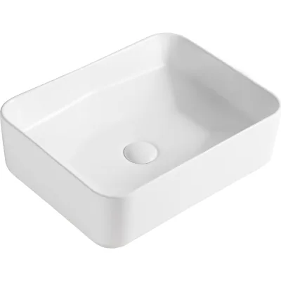 Накладная раковина Orange белая глянцевая, санфарфор B02-460W