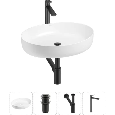 Набор Wellsee 4 в 1 Belle Spa 3.0 накладная раковина 55x41 см 20212670R