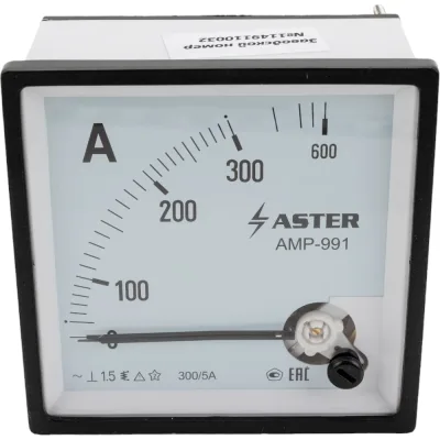 Амперметр Aster AMP-991 300/5А AMP991-300