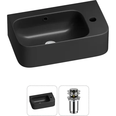 Комплект Wellsee 2 в 1 Lavinia Boho Bathroom Sink накладная/подвесная раковина 45x27 см 20216513R