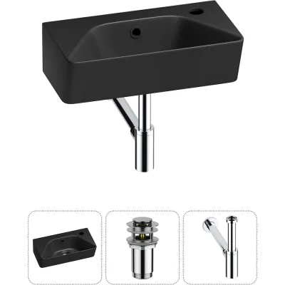 Комплект Wellsee 3 в 1 Lavinia Boho Bathroom Sink накладная/подвесная раковина 40x22 см 20216432R