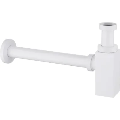Сифон для раковины ABBER белый матовый AF0031W