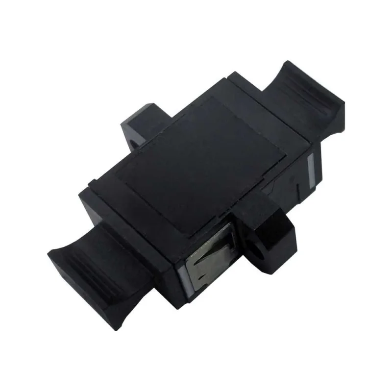 Адаптер оптический LANMASTER MPO тип B, с фланцами, черный LAN-MPO-BM-MM