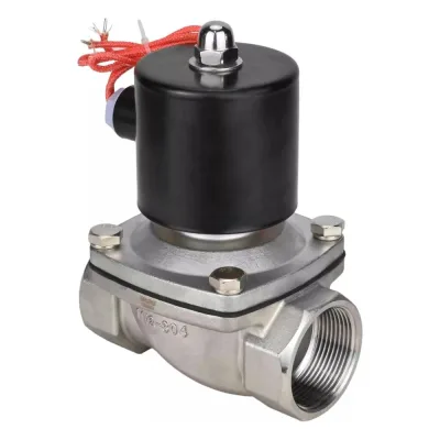Клапан электромагнитный DN.ru VS2W-101V-NC Ду40 Ру10 двухходовой, сталь, VITON, 24В AC D130-04352