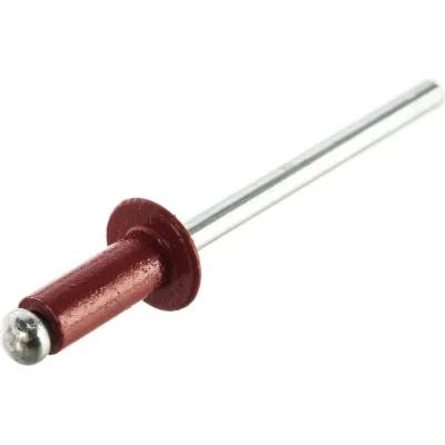 Заклёпка вытяжная Daxmer 4,0x10 мм, RAL 3003, алюм/ст., 1000 шт. 00000312693