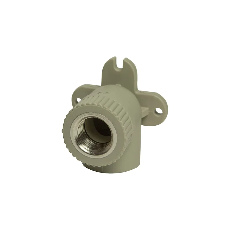Комбинированный уголок VRT 20х1/2 вн., с креплением, серый, Россия EVER plast 538439