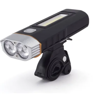 Фонарь ЯРКИЙ ЛУЧ V-500 ВЕЛОФАРА-3 2xCREE XM-L T6 500лм+COB 300лм 3ур.ярк Li-Ion 4400mAh 4606400105992