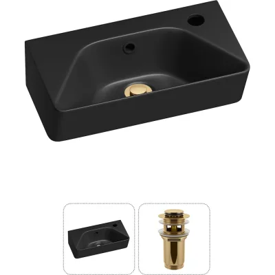 Комплект 2 в 1 Wellsee Bathroom Sink накладная/подвесная раковина 40x22 см, состоит 20216431R