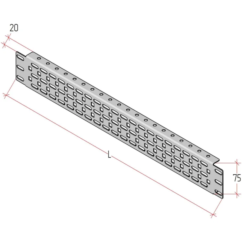 Швеллер MULTICOLOR ML75 (400) (ШхВ) Sоц 1,5 мм MLT.UMK.SML.400.75