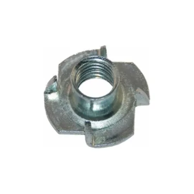 Мебельная врезная гайка МЕТАЛЛСЕРВИС M6x9, DIN 1624, цинк, 100 шт. 1239408