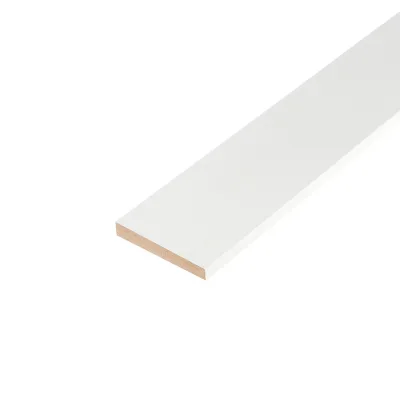 Наличник Smart 70х10х2200 мм эмаль белый прямой (1 шт.)