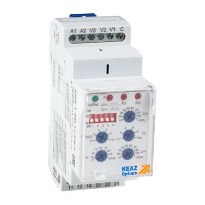 Реле контроля фаз КЭАЗ OptiRel D PHS-1-2M-11-PN-2 с внешним питанием 2СО 357852