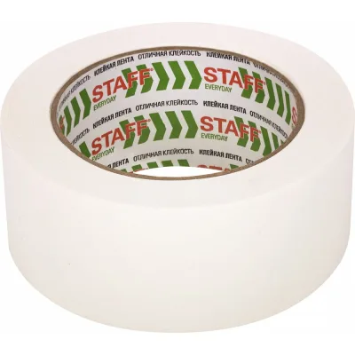 Клейкая лента Staff big pack2 малярная, крепированная, 48 мм x 50 м, комплект 6 шт. 271958