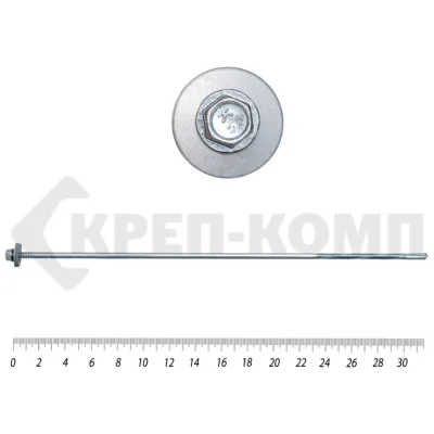 Саморез для сендвич-панелей КРЕП-КОМП KENNER, удлинённое сверло 15 мм, 6,3/5,5x315 Kn, 35 шт. ссп315мф