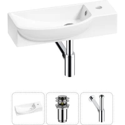 Комплект 3 в 1 Lavinia Boho Bathroom Sink накладная/подвесная раковина 50x24 см 20216165R