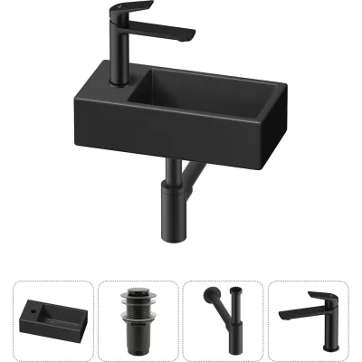 Комплект 4 в 1 Lavinia Boho Bathroom Sink накладная/подвесная раковина 40x20 см состоит 20216016R
