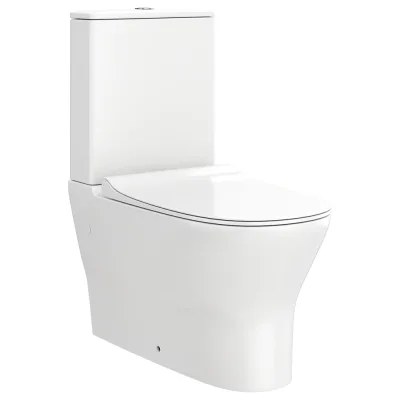 Напольный унитаз Teymi Ellie безободковый, сиденье микролифт T40801 ЦБ-00266660