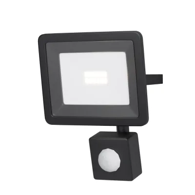 Прожектор светодиодный Maytoni Flood Outdoor 4000К 10 Вт IP65 с датчиком движения черный
