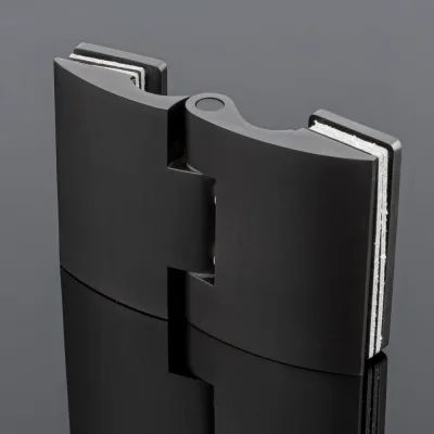 Петля стекло-стекло SERVICE PLUS 180/135, графит матовый, латунь P03-102GRF/brass