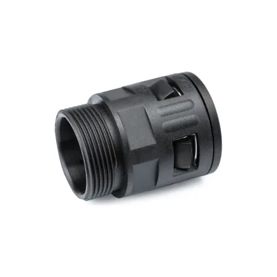 Муфта для гофрированных труб WEYER WQG-P21B/AD28.5 - коннектор прямой, нар. PG21 WE0208200