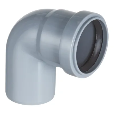 Отвод Valfex d50 мм 87° пластиковый для внутренней канализации (20101050)