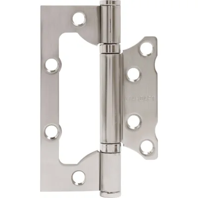 Петля накладная Стандарт без врезки, 100x63x2мм 2BB SN никель, 1 шт. 9555