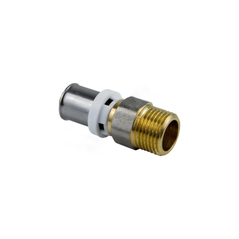 Муфта Aquasfera МП прессовая, латунь, Дн20х3/4 НР 8001-04 027-8799