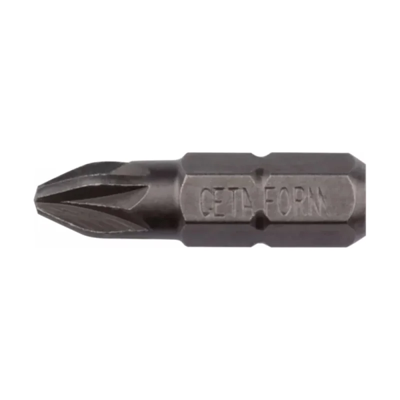 Бита CETA FORM Pozidrive PZ2, 25мм, хвостовик Hex C 1/4 CB/352