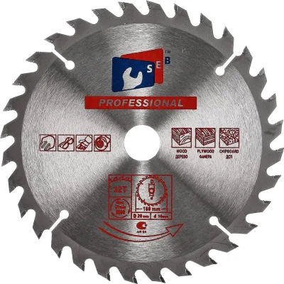 Диск пильный по дереву 160хT32х20(16) мм TORGWIN S84844