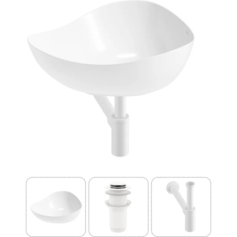 Набор Wellsee 3 в 1 Nexus Flex накладная раковина 51x39 см 32340200 20214026R