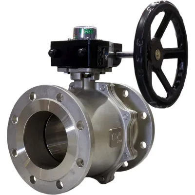 Шаровой кран DN.ru КШФП.316.200 Ду15 Ру40 с редуктором HGB-1 D160-12906