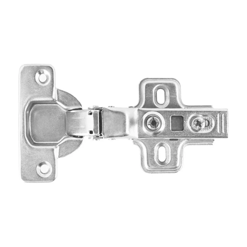 Петля мебельная StahlBuro 1110 Clip-On 2 шт, хром, полунакладная с доводчиком 15907