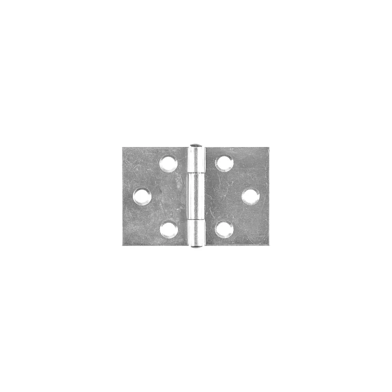Прямая широкая петля VORMANN 30х45х0,9 мм, оцинкованная, латунный штифт 00504 030 Z