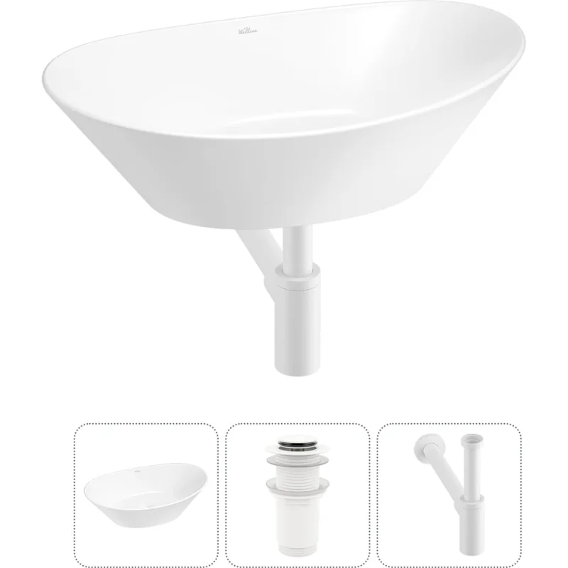 Набор Wellsee 3 в 1 Dulcet Tones накладная раковина 36x25 см 20212208R