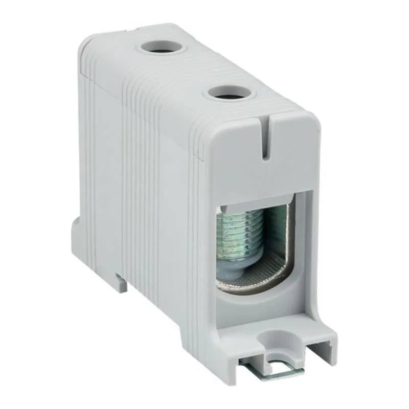 Клемма силовая одинарная EKF PROxima 35-150 кв.мм 800 В вводная серая (plc-kvs-35-150-gray)