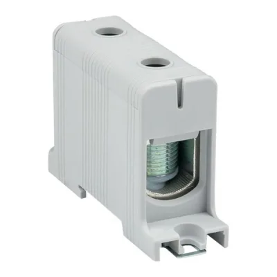 Клемма силовая одинарная EKF PROxima 35-150 кв.мм 800 В вводная серая (plc-kvs-35-150-gray)