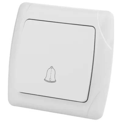 Звонковая кнопка TDM ELECTRIC белая Онега SQ1805-0007